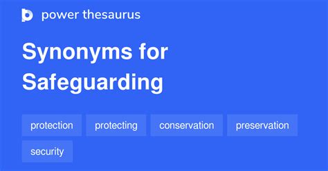 guards synonym|another word for safeguarding.